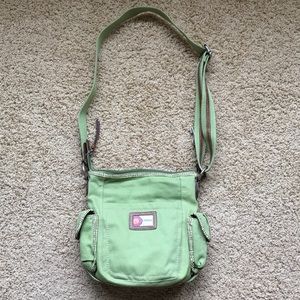 Green Fossil crossbody bag